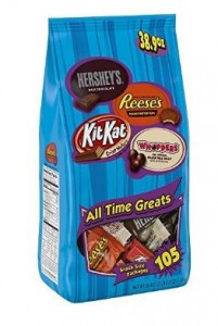 Amazon: Hershey’s All-Time Greats Snack-Size Assortment (105 Count) Only $9.49!