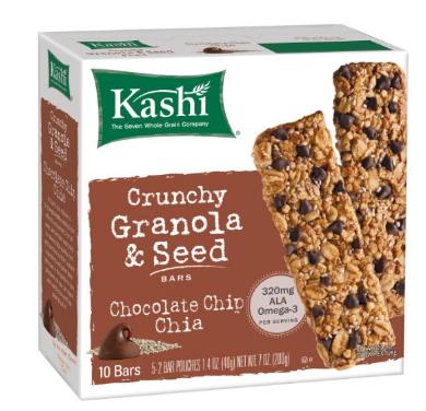 Amazon: Kashi Crunchy Chia Bar, Chocolate Chip (10 Bars) Only $1.87! Only $0.19 Per Bar!