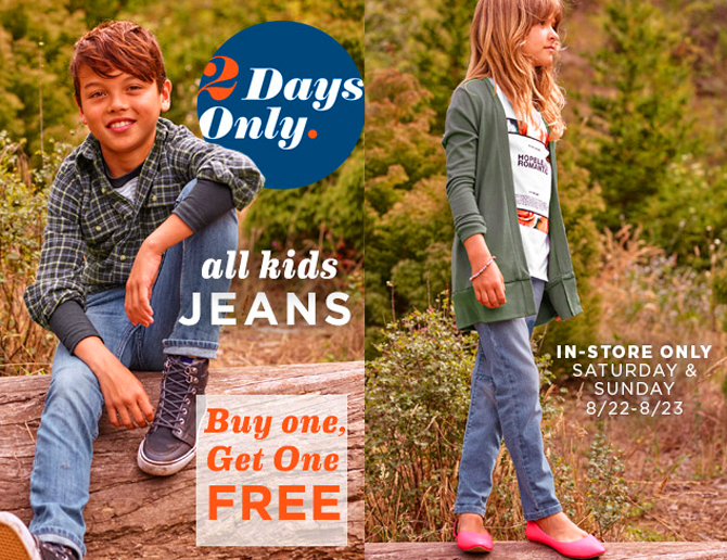 OLD NAVY: 35% OFF Today Only + FREE Ship on $25 + BOGO Jeans In-store!