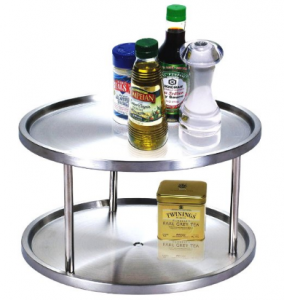 Cook N Home 10-1/2-Inch 2 Tier Lazy Susan $12.33!