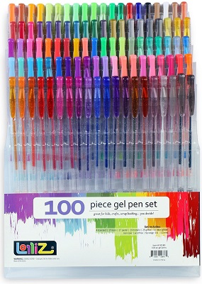 RUN!! TODAY ONLY! 100-Piece LolliZ Gel Pen Set – ONLY $15.50 + FREE Shipping!