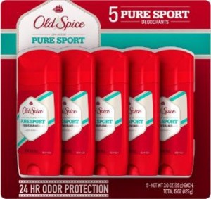Amazon: Old Spice High Endurance Deodorant Pure Sport Scent (5 Pack) Only $9.93!