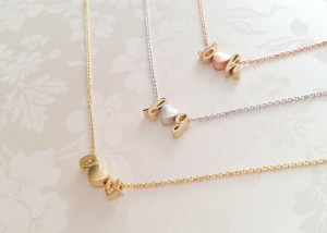 WOW! Personalized Initials Heart Necklace in Gold, Silver or Rose Gold – ONLY $20 + FREE Shipping!