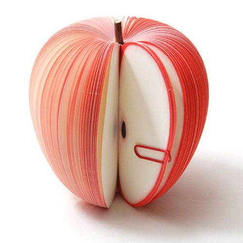 3D Fruit Apple Shaped Memo Note Pad – Just $1.52! FREE shipping!