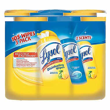 Lysol 3-pack of Disinfecting Wipes Only $3.99 + Free Store Pickup!