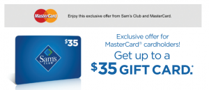 Get a $20 Sam’s Club Gift Card When You Renew or Sign Up with a Mastercard!