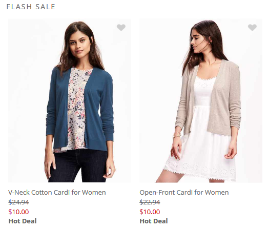 Old Navy Cardigans – Just $10.00! Today 8/10 Only! Uniform Sale Continues!