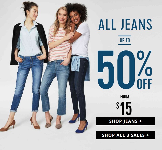 30% OFF Your Old Navy Order + FREE Shipping When You Buy ANY Pair of Jeans! 30% OFF Your Old Navy Order + FREE Shipping When You Buy ANY Pair of Jeans!