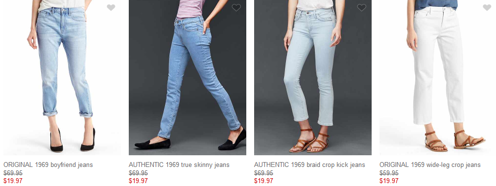 HURRY! GAP – HOT Codes for TODAY only! 50% off Women, Toddler, Baby! 40% off sitewide! Women’s Jeans under $10! HOT! HURRY! GAP – HOT Codes for TODAY only! 50% off Women, Toddler, Baby! 40% off sitewide! Women’s Jeans under $10! HOT!