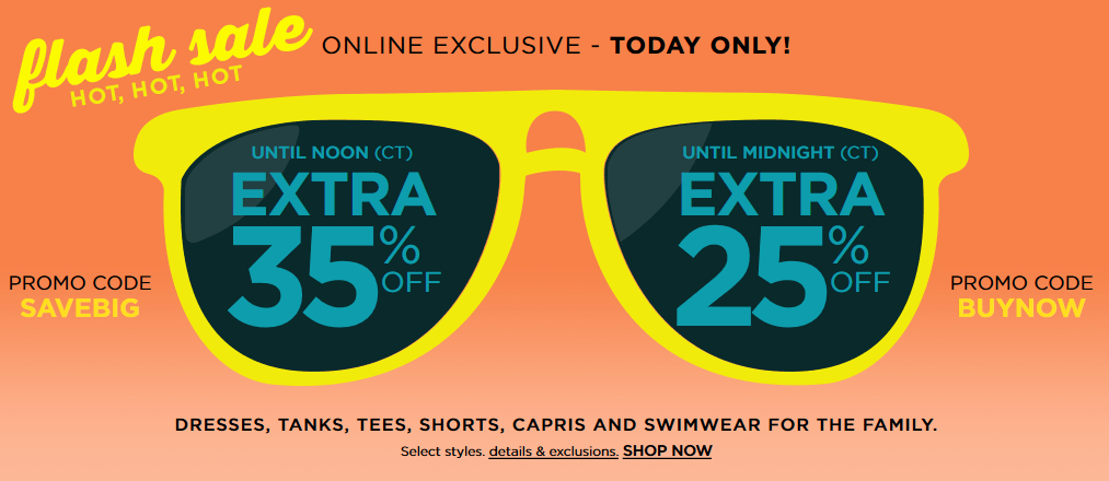 Kohl’s Flash Sale! HURRY! Additional 35% OFF Clothing! Shop NOW – Ends soon!