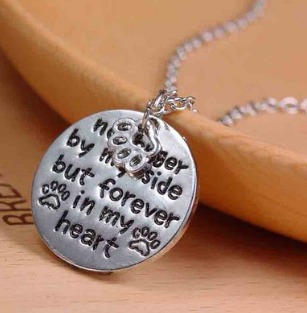 Forever in My Heart Pet Memorial Necklace Just $4.59 + FREE Shipping!