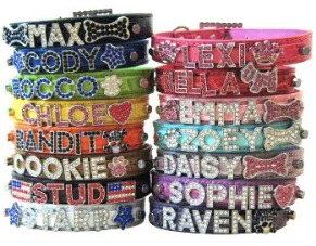 Custom Rhinestone Pet Collar From $11.99 SHIPPED!! Highly Rated!!