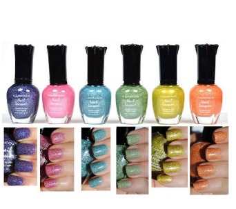 Set of 6 Kleancolor Glittery Nail Polish ONLY $7.93 SHIPPED!!