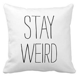 Stay Weird Pillow Cover Only $2.70 Shipped!