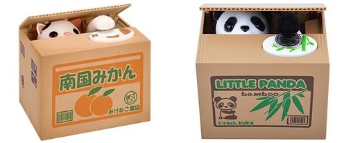Absolutely ADORABLE Coin Stealing Piggy Banks From $7.88 SHIPPED!!
