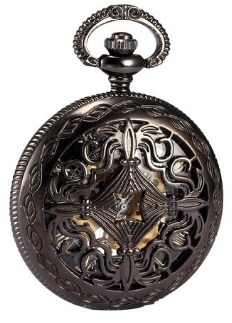 Black Copper Mechanical Pocket Watch Only $11.53 + FREE Shipping!