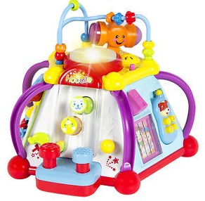 Baby Toy Musical Activity Cube Play Center with Lights ONLY $17.49! FREE Shipping!!