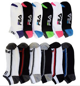 6 pairs of Fila Shock Dry No-Show Athletic Socks—$7.99 + FREE Shipping!
