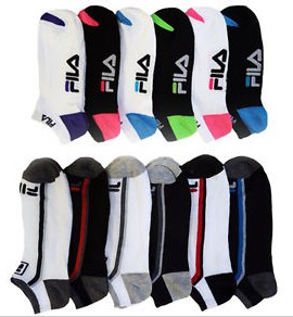 6 pairs of Fila Shock Dry No-Show Athletic Socks—$7.99 + FREE Shipping! 6 pairs of Fila Shock Dry No-Show Athletic Socks—$7.99 + FREE Shipping!