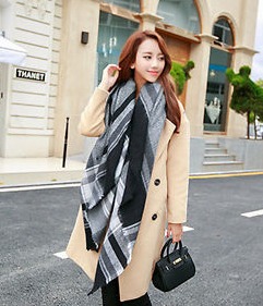 Oversize Plaid Blanket Scarves From $6.28 SHIPPED! Oversize Plaid Blanket Scarves From $6.28 SHIPPED!