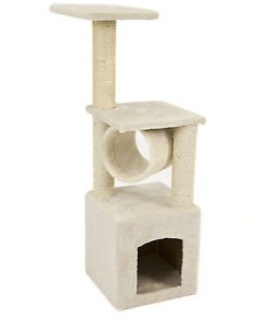 Deluxe Cat Tree 36″ Pet House and Scratching Post Just $34.95!