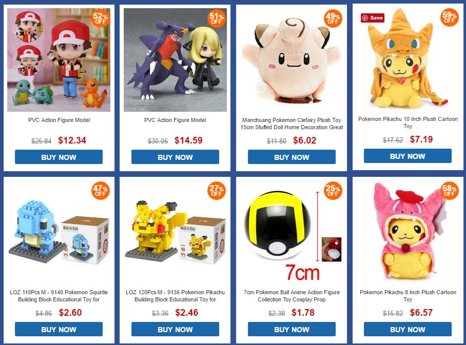 Save BIG on Pokemon Toys! Great for Birthdays and the Holidays!