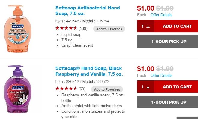 Softsoap Hand Soap Only $1 + FREE Store Pickup!
