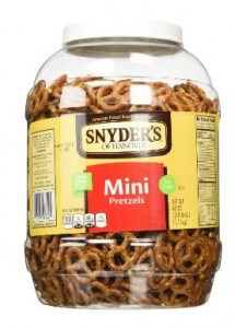 Amazon: Snyder’s of Hanover Mini Pretzels Canister (40 Oz) Only $7.59!
