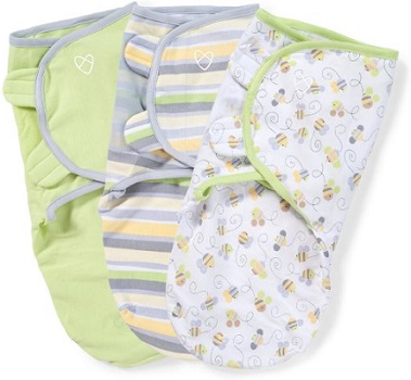 Highly Rated SwaddleMe Original Swaddle 3-PK, Busy Bees (SM) – $20.90!
