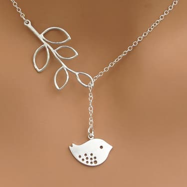 Gorgeous Tree and Bird Necklace—$5.99 + FREE Shipping!