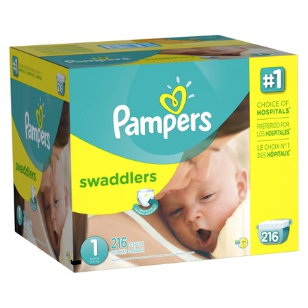 Pampers Swaddlers Diapers Economy Plus Pack Just $30.76 Each After Gift Card!