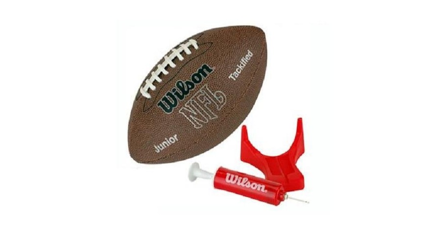 Wilson NFL MVP Junior Football with Pump and Tee Just $7.28!! (Amazon Add-on)