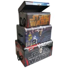 Kohl’s – Extra 20% off items already priced 50-70% off! Stack codes! Star Wars 3-pc. Trunk Set –