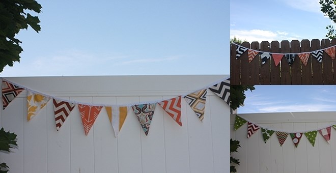 Double Sided Holiday Fabric Bunting Banner – Just $13.49!