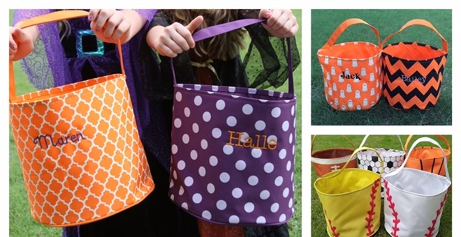 Personalized Trick or Treat Buckets – Just $13.99!