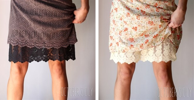 Lace Dress Extender with Full Slip – Just $15.99!