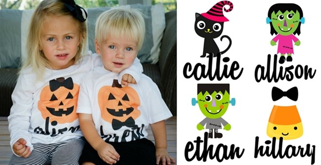 Personalized Halloween Iron-Ons in 11 Designs – Just $4.95!