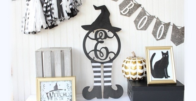 Witchy Halloween Monogram – Just $12.99! So cute!