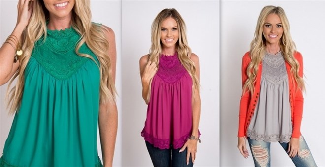 kPerfect Lace Tank at Jane – Just $19.99!