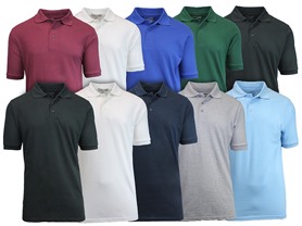 Men’s 5 Pack Pique Polo Shirts – Just $34.99!