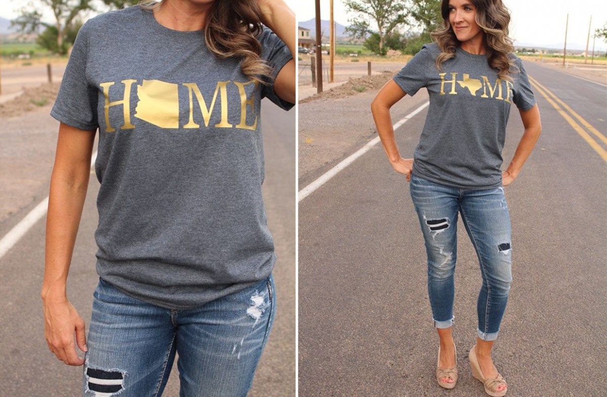 Gold Home State Tees Only $12.99!!