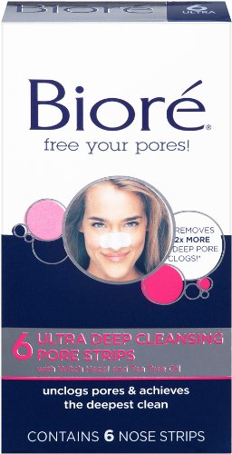 Biore Ultra Deep Cleansing Pore Strips, 6 Count—$3.75