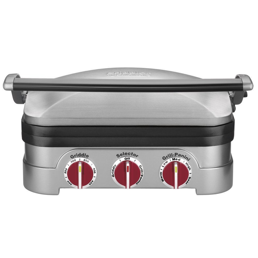 Cuisinart Silver Griddler with Red Dials – Just $49.99!