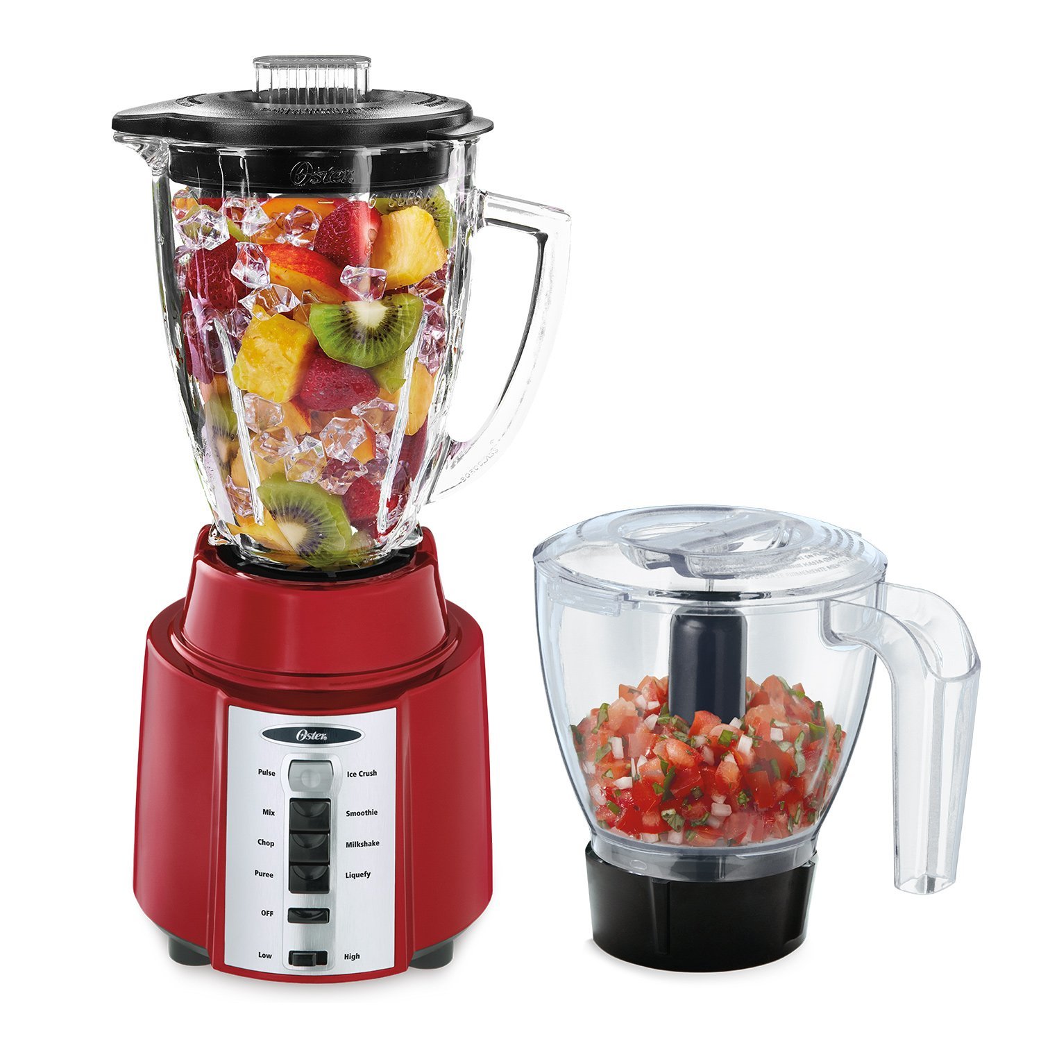 Oster Rapid Blend 8-Speed Blender with Glass Jar and Bonus 3-Cup Food Processor – Just $36.20!