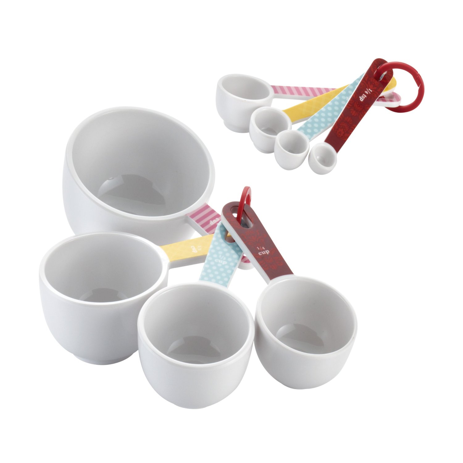Cake Boss 8-Piece Melamine Measuring Cups and Spoons Set – Just $11.99!