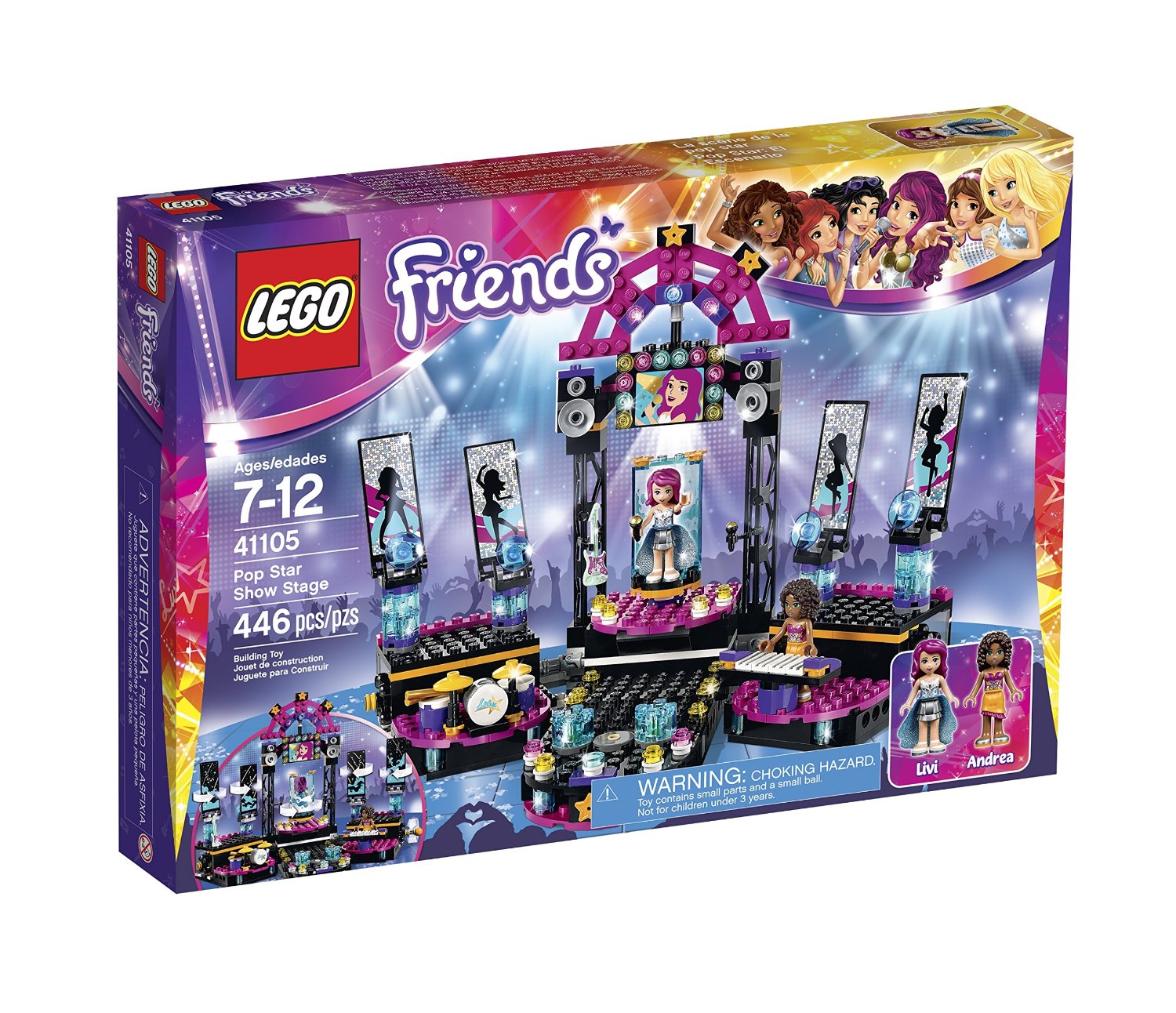 LEGO Friends 41105 Pop Star Show Stage Building Kit – Just $27.98!