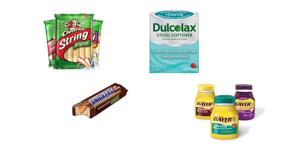 COUPONS: Frigo Cheese Heads, Mars Ice Cream, Dulcolax, and Bayer