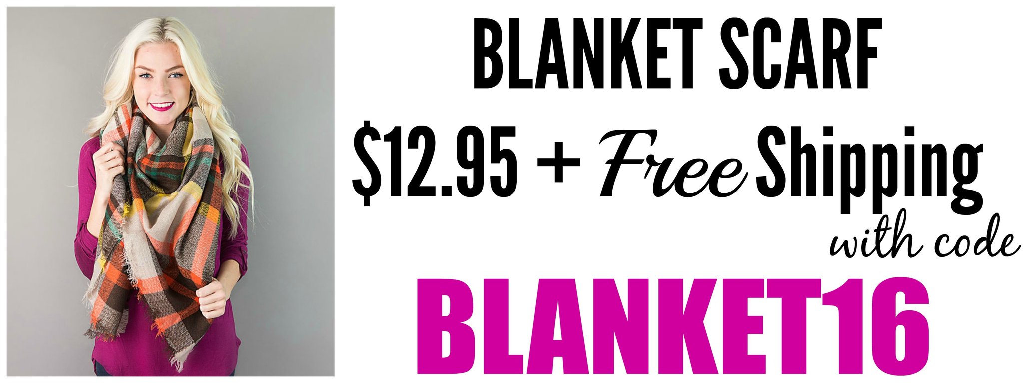 Fashion Friday! Blanket Scarves – Just $12.95! Free shipping!