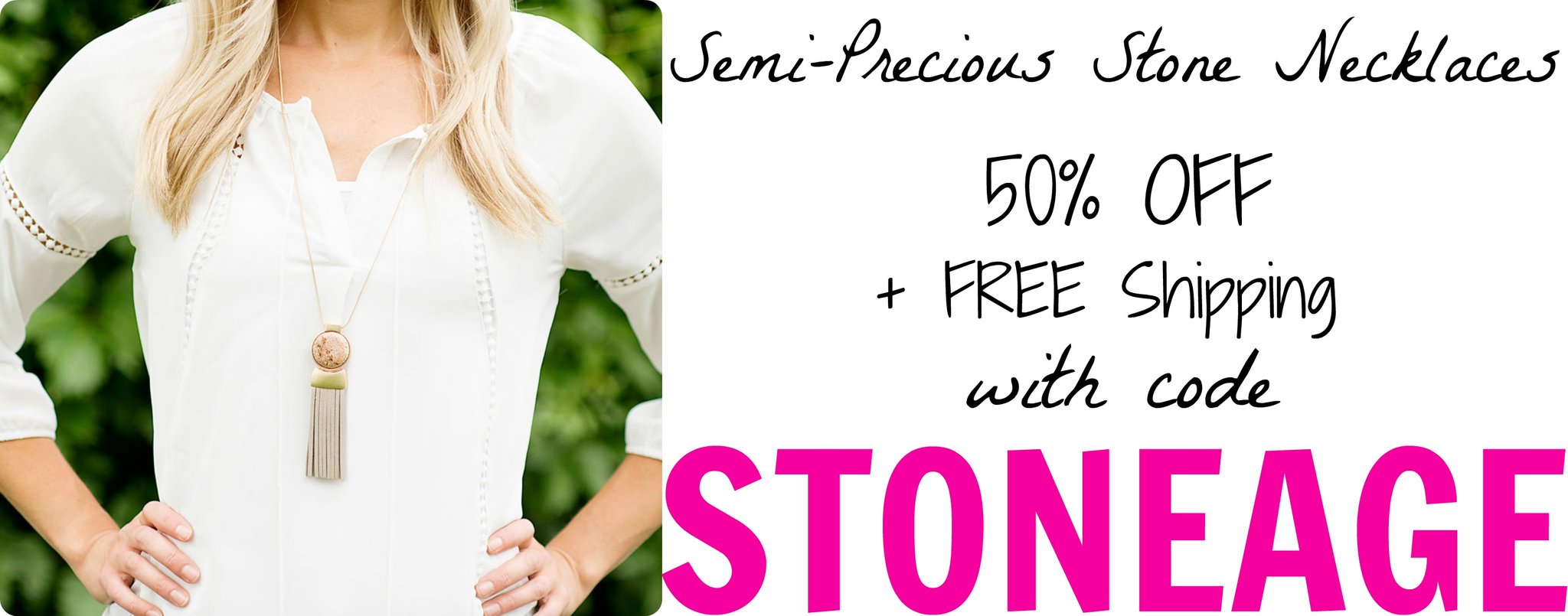 Style Steals – CUTE Stone Necklaces – Under $10.00! Free shipping!