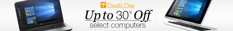 Up to 30% off select computers and computer products! Prices start at $43.19!